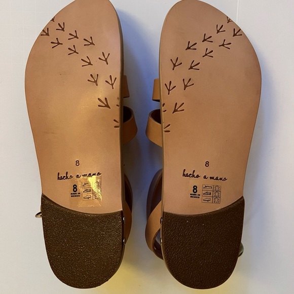 Beek Attila Tan Leather Sandals - Picture 2 of 3